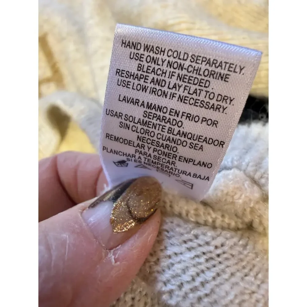 Vince Camuto Good Witch Front Graphic Long Sleeve Sweater Size XL - Picture 10 of 12